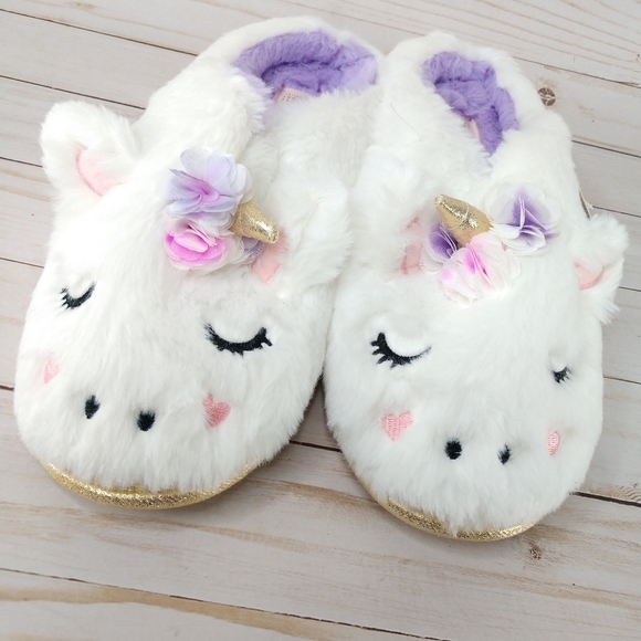 Chinese Laundry Faux Fur Unicorn Clog Slippers - Picture 4 of 8
